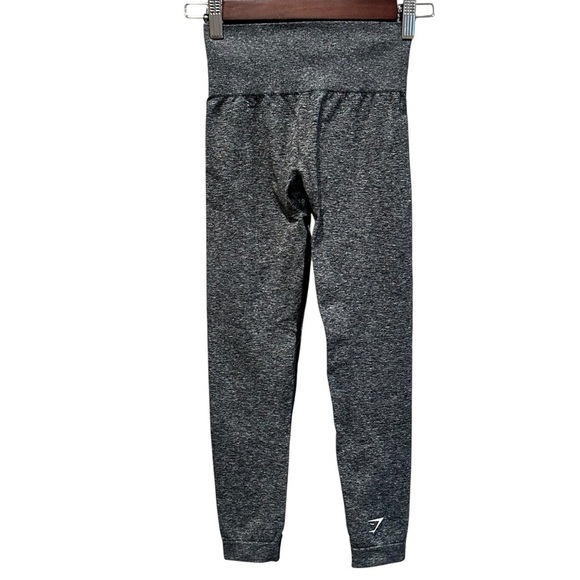 Gymshark Adapt Marl Gray Seamless Leggings Women’s Size XS GLLGA114-BK - Picture 6 of 8